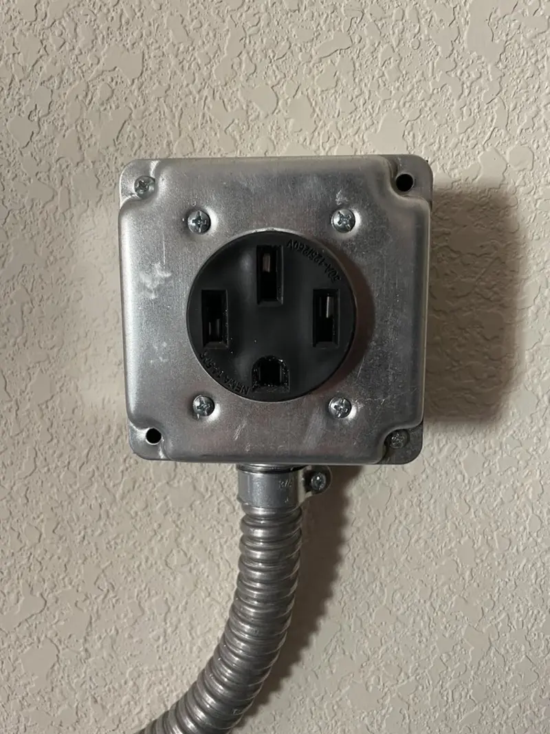 NEMA 14-50 outlet installed for Electrical Panel Upgrade in Battle Ground